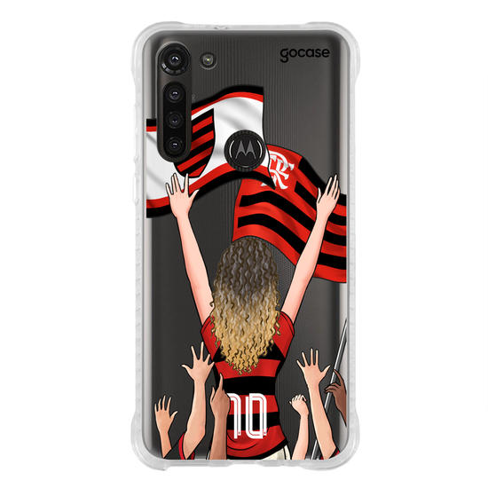Capinha para celular Flamengo - Garota Rubro-Negra