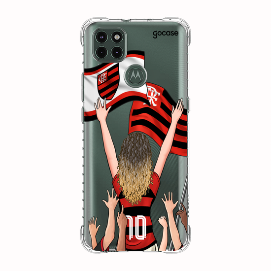 Capinha para celular Flamengo - Garota Rubro-Negra