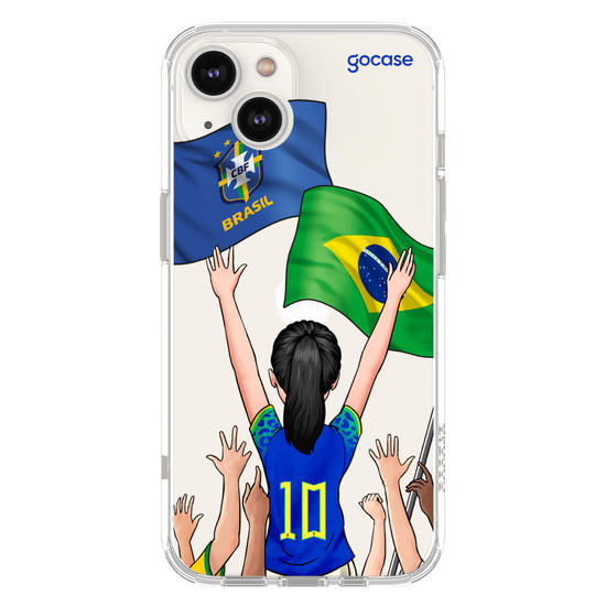Seleção Brasileira - Garota Torcedora Camisa Azul