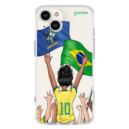 Seleção Brasileira - Garota Torcedora Camisa Amarela