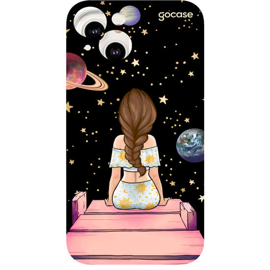 Capinha para celular Garota Universo