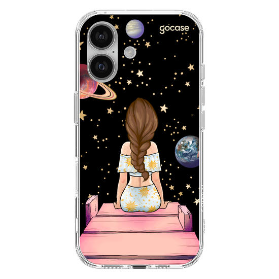 Capinha para celular Garota Universo