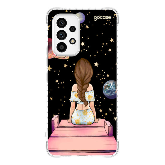 Capinha para celular Garota Universo