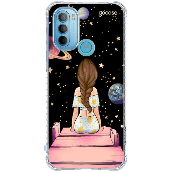 Capinha para celular Garota Universo