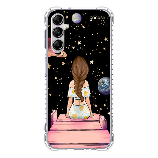 Capinha para celular Garota Universo