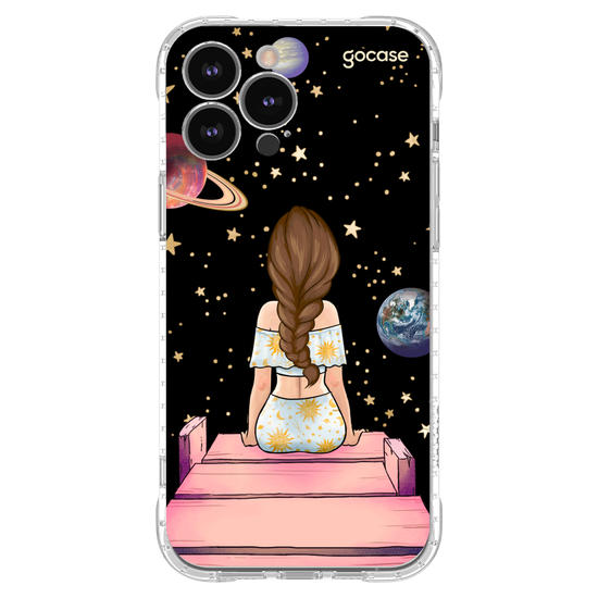 Capinha para celular Garota Universo