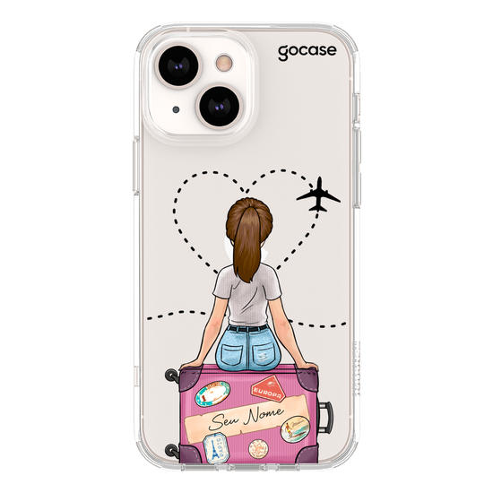 Capinha para celular Garota Viagem