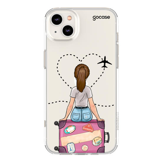 Capinha para celular Garota Viagem