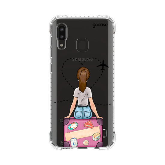 Capinha para celular Garota Viagem