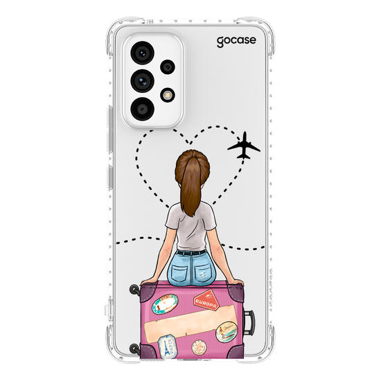 Capinha para celular Garota Viagem