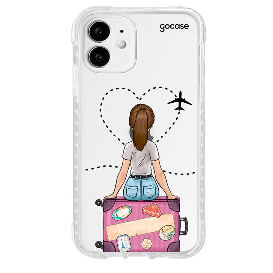 Capinha para celular Garota Viagem