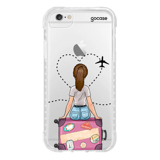 Capinha para celular Garota Viagem