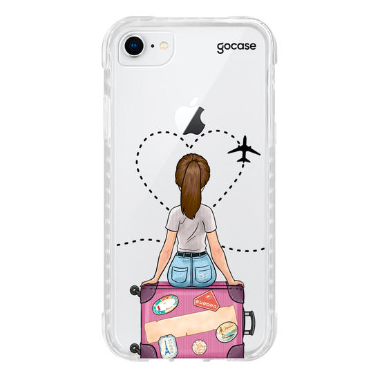 Capinha para celular Garota Viagem
