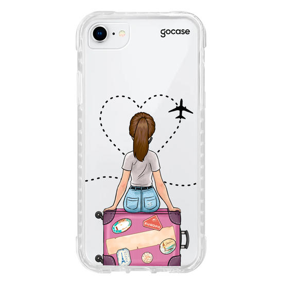 Capinha para celular Garota Viagem