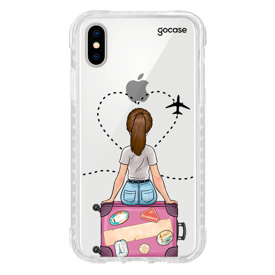 Capinha para celular Garota Viagem