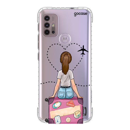 Capinha para celular Garota Viagem