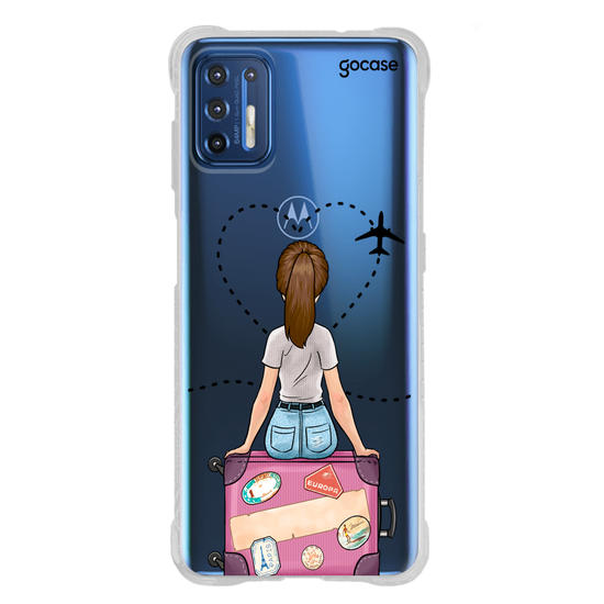 Capinha para celular Garota Viagem