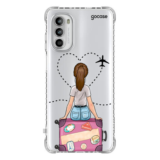 Capinha para celular Garota Viagem