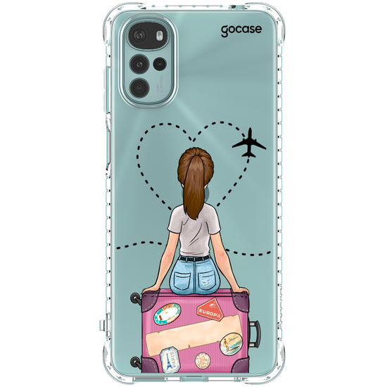Capinha para celular Garota Viagem