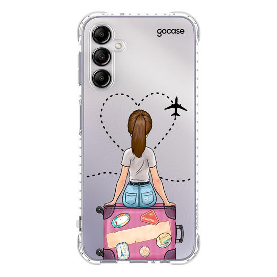 Capinha para celular Garota Viagem
