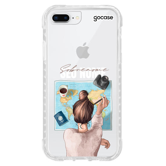 Capinha para celular Garota Viajante