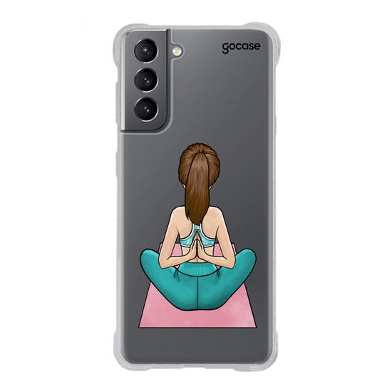 Capinha para celular Garota Yoga