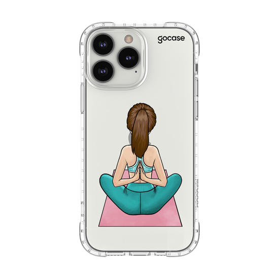 Capinha para celular Garota Yoga