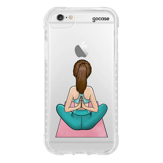 Capinha para celular Garota Yoga