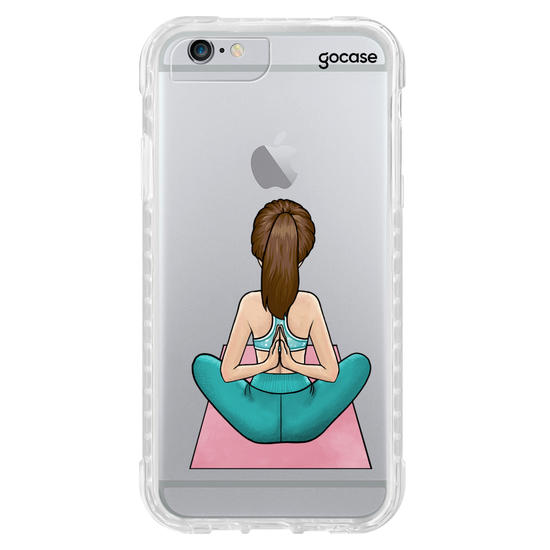 Capinha para celular Garota Yoga