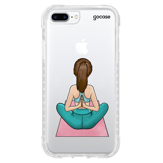 Capinha para celular Garota Yoga