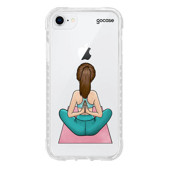Capinha para celular Garota Yoga