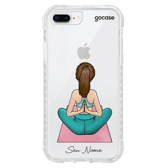 Capinha para celular Garota Yoga