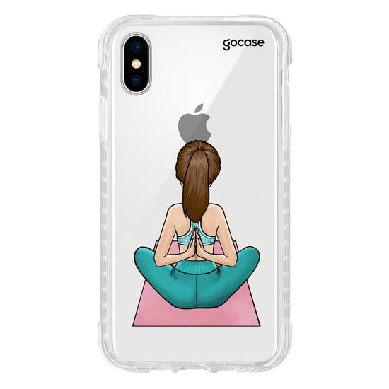 Capinha para celular Garota Yoga