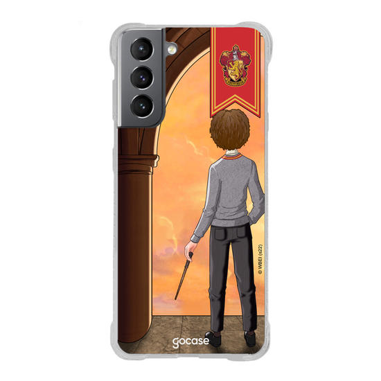 Capinha para celular Harry Potter - Garoto Hogwarts Cenário