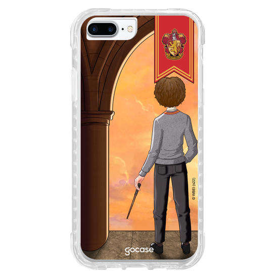 Capinha para celular Harry Potter - Garoto Hogwarts Cenário