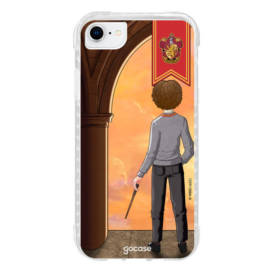 Capinha para celular Harry Potter - Garoto Hogwarts Cenário