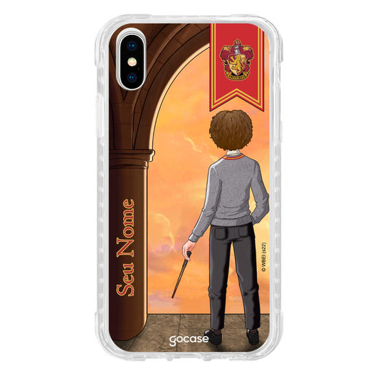 Capinha para celular Harry Potter - Garoto Hogwarts Cenário