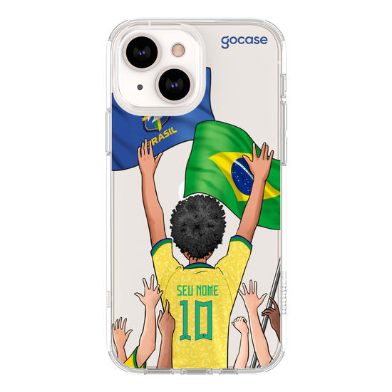 Capinha para celular Seleção Brasileira - Garoto Torcedor Camisa Amarela