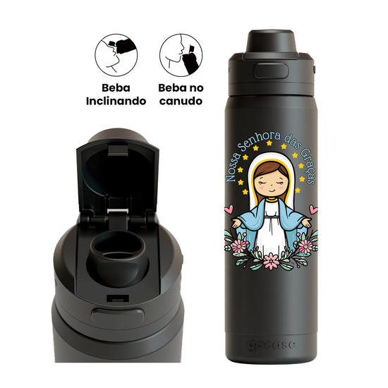 Garrafa Térmica Flip Pro - Santas Nomes