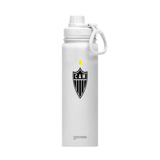 Garrafa Térmica Fresh + Ebook - Atlético Mineiro - Escudo