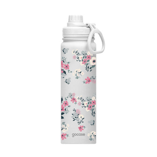 Garrafa Térmica Fresh + Ebook - Bem Floral