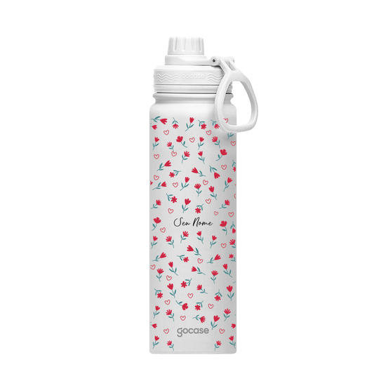Garrafa Térmica Fresh - Romantic Pink Garden