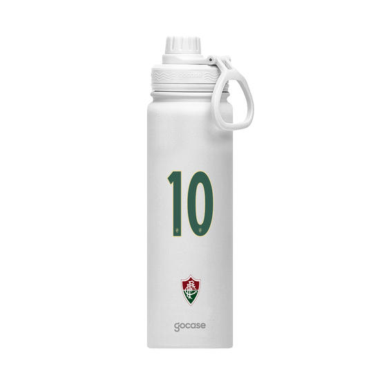 Garrafa Térmica Fresh + Ebook - Fluminense - Uniforme 2 2024 Personalizado