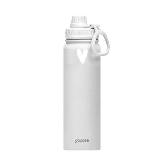 Garrafa Térmica Fresh + Ebook - Coração Minimalista