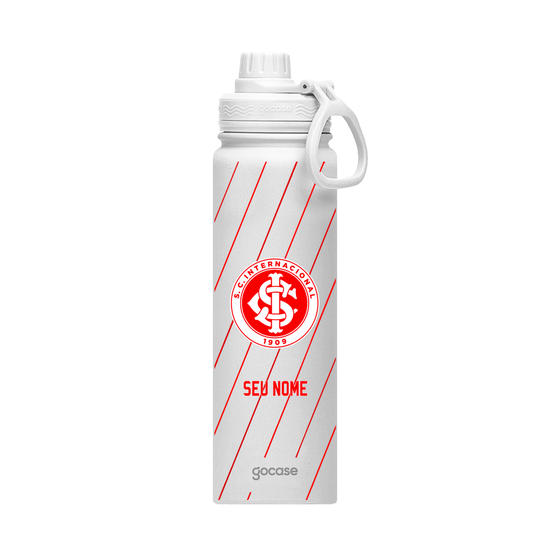 Garrafa Térmica Fresh + Ebook - Internacional - Linhas e Escudo