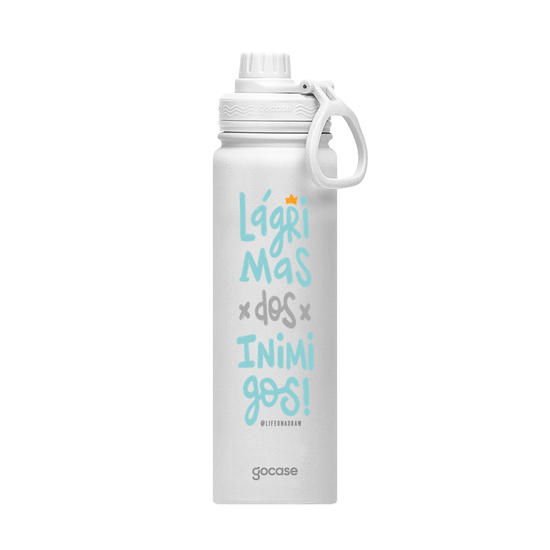 Garrafa Térmica Fresh + Ebook - Life on a Draw - Lágrimas dos Inimigos