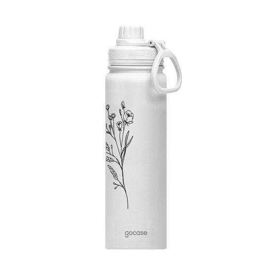 Garrafa Térmica Fresh + Ebook - Line Flowers