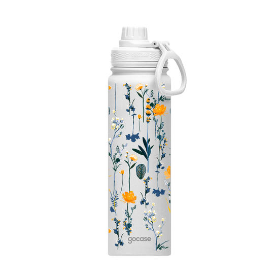  Garrafa Térmica Fresh - Linhas de Flores