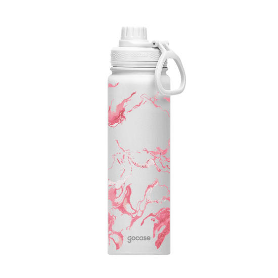 Garrafa Térmica Fresh Rosa + Ebook - Luxury Color