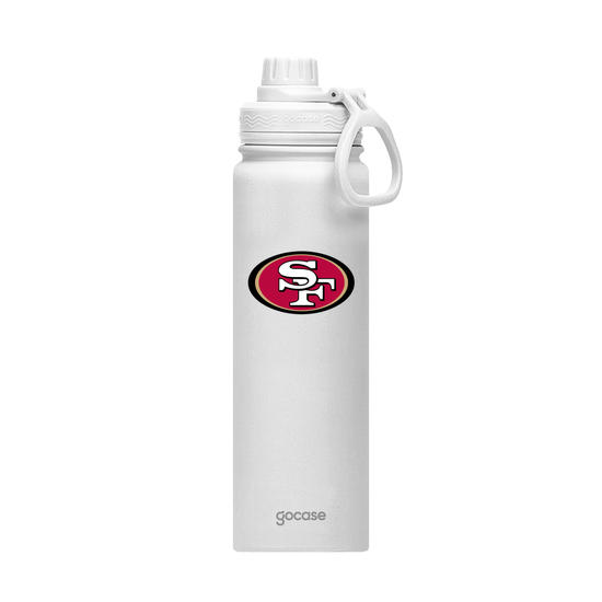 Garrafa Térmica Fresh + Ebook - San Francisco 49ers - Logo
